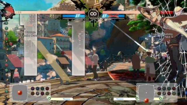 Ino midscreen RC drift wall break combo Guilty Gear -Strive- смотреть онлайн