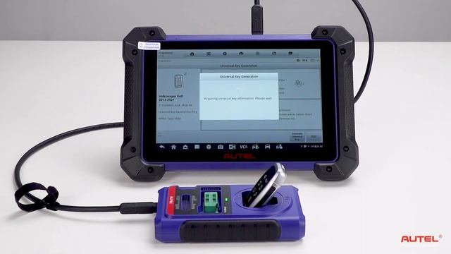 Autel MaxiIM IM608 II Generating VW and BMW Keys Demo смотреть онлайн