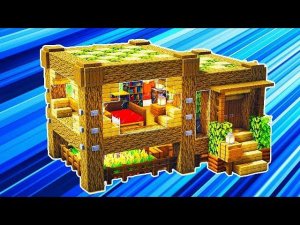 ⚒️ Minecraft: как построить современный деревянный дом для выживания