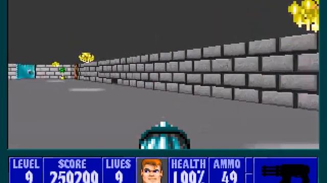 Wolfenstein 3D 5 эпизод 9 серия