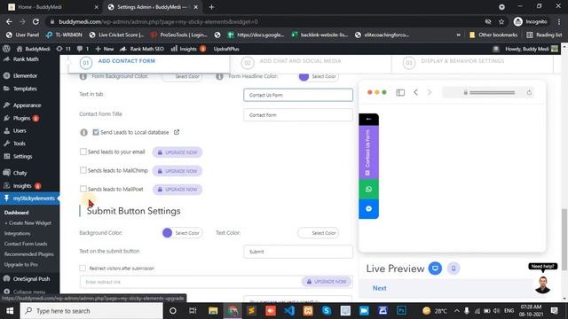 Wordpress free live chat plugin || best free live chat plugin for WordPress - My sticky elements смотреть онлайн