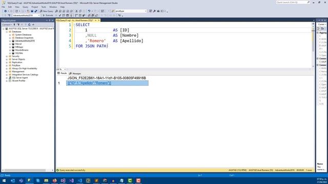 JSON en SQL Server - #48 Microsoft SQL Server desde cero смотреть онлайн