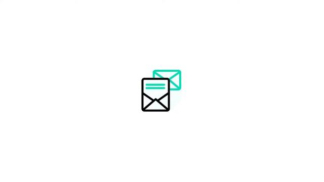 Mailing icon Lottie JSON animation смотреть онлайн