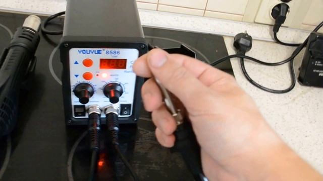 Паяльная станция YOUYUE 8586. Не работает паяльник... смотреть онлайн