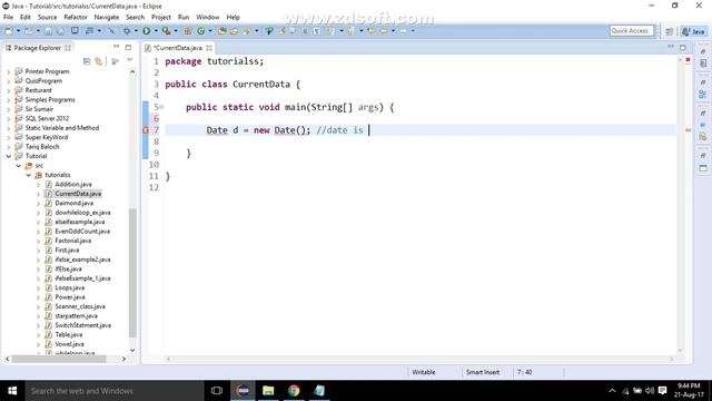 26 .Find Out Current Date Using Java смотреть онлайн