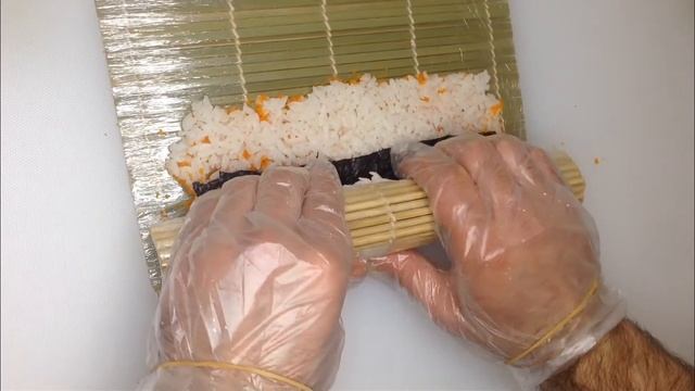 Как приготовить ролл Калифорния #суши #роллы