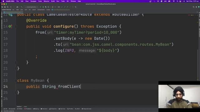How to use Apache Camel Bean Component? Full hands on workshop. смотреть онлайн