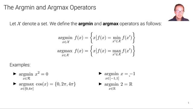 MaDL - The Argmin and Argmax Operators смотреть онлайн