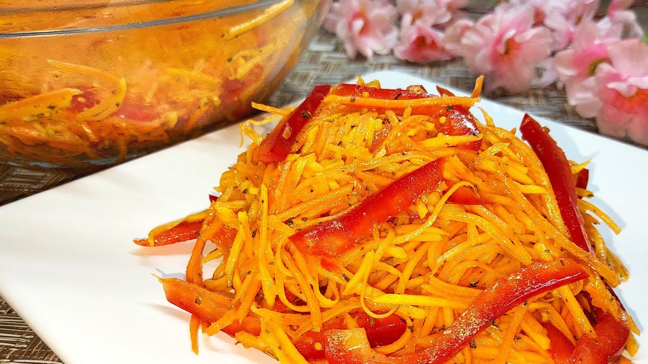 САЛАТ Из ТЫКВЫ за 5 минут! Простой, но какой Вкусный и Полезный. Хоть на праздничный стол подавайте смотреть онлайн