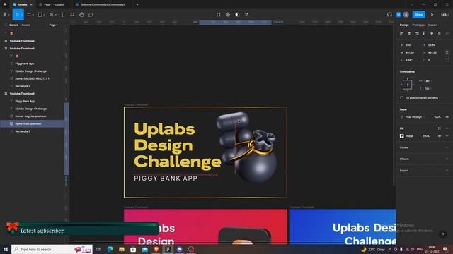 Uplabs Design Challenge | Figma | Late Christmas Stream смотреть онлайн