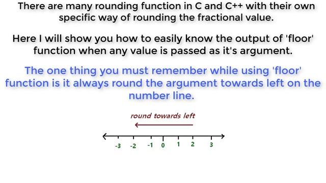 C , C++ floor cmath and math.h function смотреть онлайн