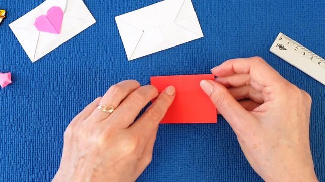 Как сделать конверт для валентинки. Оригами сердечко на 14 февраля! Valentine card смотреть онлайн