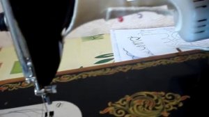 Стежка свободно-ходовая на машинке "Чайка"