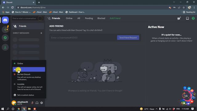 How to change status on discord 2024 смотреть онлайн