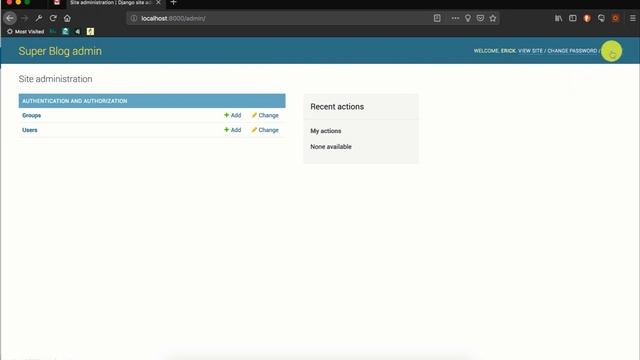 Django admin - Changing site headings and titles смотреть онлайн