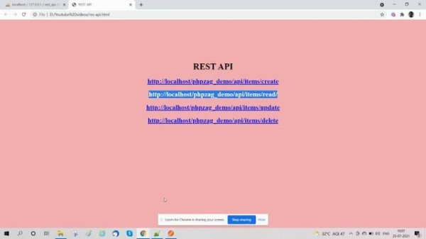 Create REST API with PHP & MySQL - PHP CRUD REST API - PHP Project