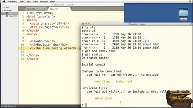 How to create add commit in GIT and Github? смотреть онлайн