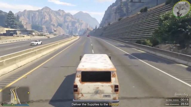 Collect the Van - Paleto Cove - PS4 - GTA V Online - Bunker Resupply - White Wolf смотреть онлайн