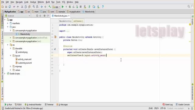 Video #19 - Android Tutorial - Android Custom Toast Example смотреть онлайн