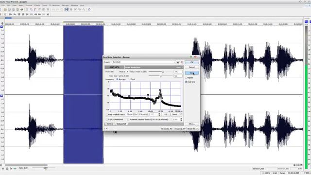 Sound Forge - Noise Reduction