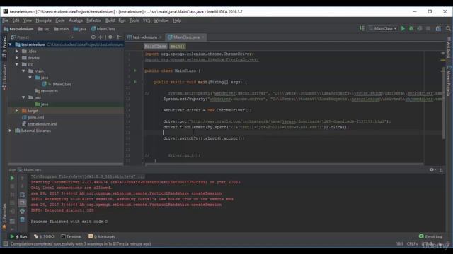 53 - Selenium WebDriver Java - Взаимодействие с JS Allert-ми смотреть онлайн