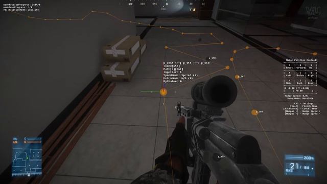 Battlefield 3: Venice Unleashed - Fun-bots Node Editor смотреть онлайн