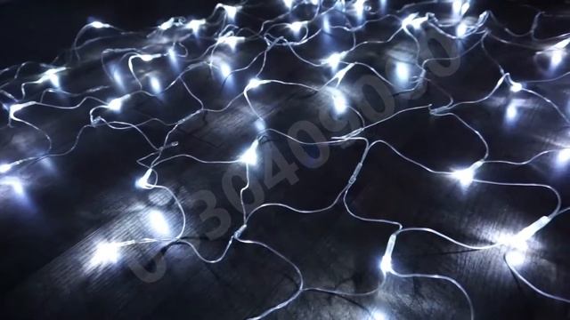 Гирлянда сетка, 1,5*1,5м, цвет белый смотреть онлайн