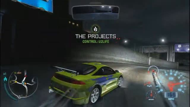 NFS Carbon - Brian's Mitsubishi Eclipse GSX Speed Test смотреть онлайн