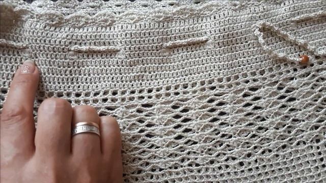 Летняя юбка крючком// Экспресс МК со схемами узоров. смотреть онлайн