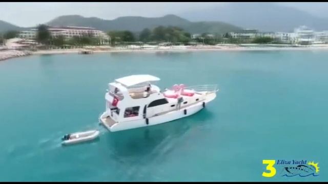 Морская прогулка в Кемере на Индивидуальной Яхте ELIZA 3 BOJNICE. Tunar Travel смотреть онлайн