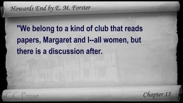 Chapter 15 - Howards End by E. M. Forster смотреть онлайн