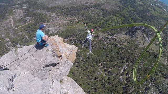 Прыжки с Шаан Каи 235 метров с командой RAPT - Паша