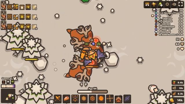 Taming.io 3 Reindeer Are Strong If You Know Drive It