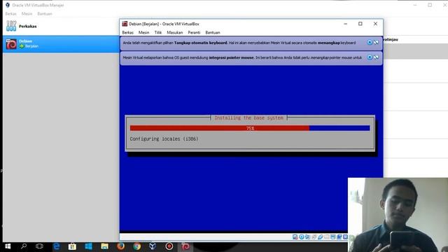 Cara installasi debian menggunakan sofeware Oracle VM Virtualbox смотреть онлайн