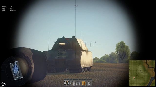 2 weakpoints of the MAUS (War Thunder) смотреть онлайн