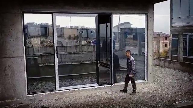 Панорамно-раздвижные двери, легкость открывания смотреть онлайн