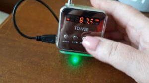 Мини-радио TD-V26 Bluetwos, USB