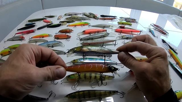 Воблеры которые ЛОВЯТ МНОГО ЩУКИ! Уловистые приманки на щуку с моей коробки! смотреть онлайн