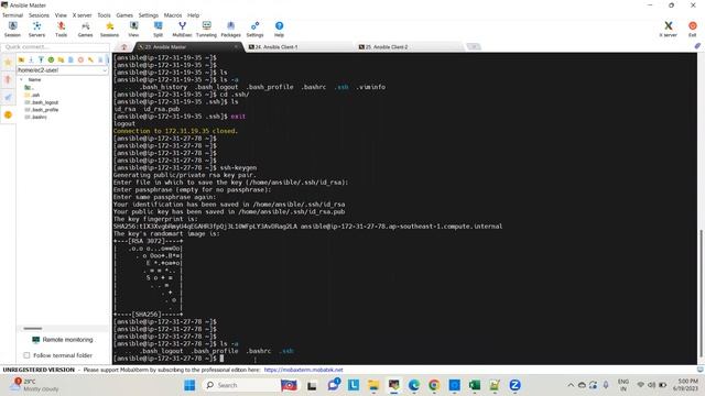 SSH Connection From Ansible Master Node To Client Nodes смотреть онлайн