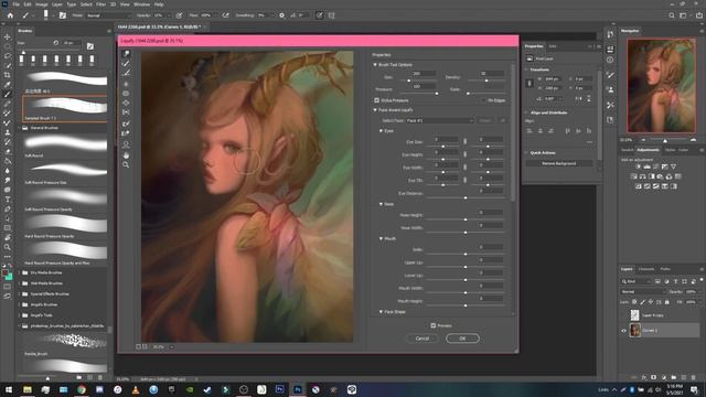 'Fae' Photoshop Speedpaint смотреть онлайн