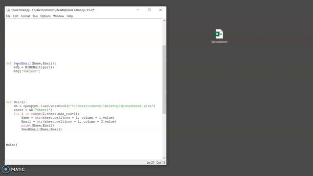 Python Script - Bulk email send out смотреть онлайн