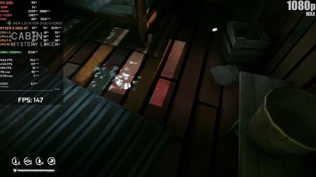 The Long Dark | 1080p | (RX 580 8 GB | AMD Ryzen 5 1600 AF | 16 GB RAM) смотреть онлайн