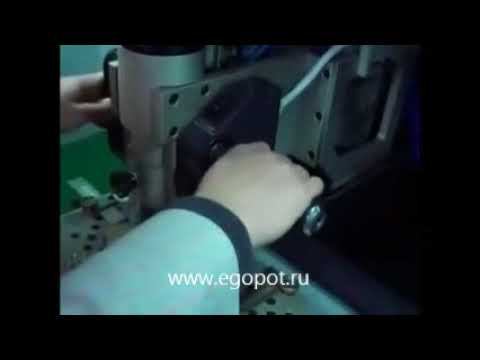 Машина для выборки полости в подошве CQ-138 смотреть онлайн