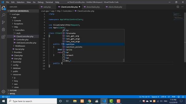 #1 - laravel crud using ajax - CREATE [in-Arabic] смотреть онлайн