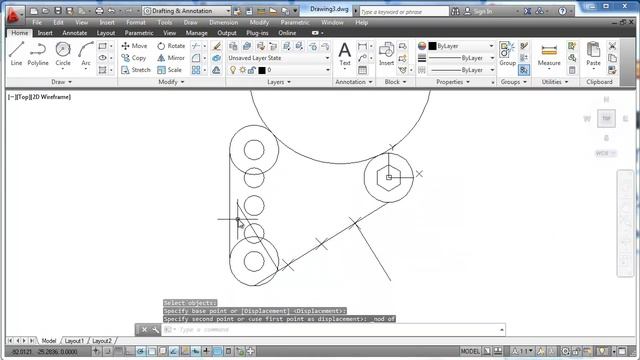 Autocad 2D Drawing Tutorials 3-17 смотреть онлайн