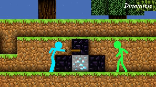 Stickman in Minecraft: Season 2 - Minecraft Animation смотреть онлайн