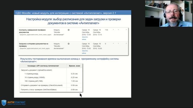 Интеграционный модуль «СДО Moodle – Антиплагиат» смотреть онлайн