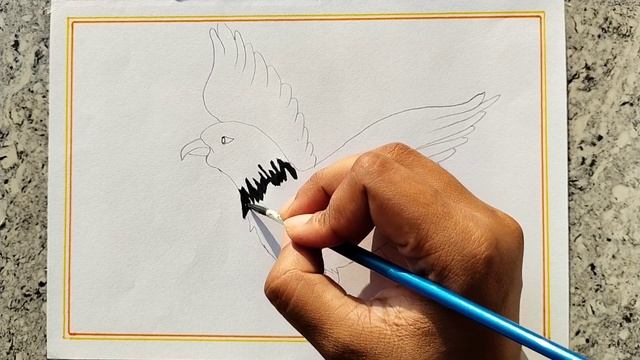 Easy drawing of a Eagle for childrens ..#easydrawing смотреть онлайн