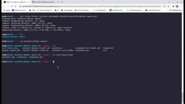set up swarm cluster with ansible смотреть онлайн